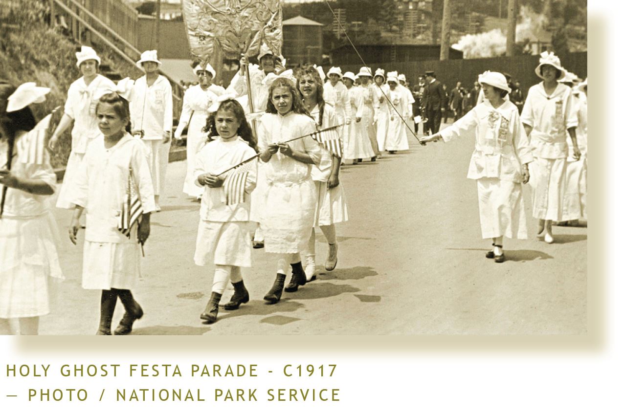 Sausalito Holy Ghost Festa Parade-1917
